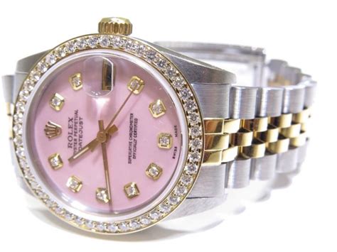 vintage rolex women's watches pink face czech|Rolex Pink Wristwatches for sale .